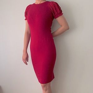 SPECIAL SALE‼️ Red Valentino wool knit dress in bright Red! Size Small!